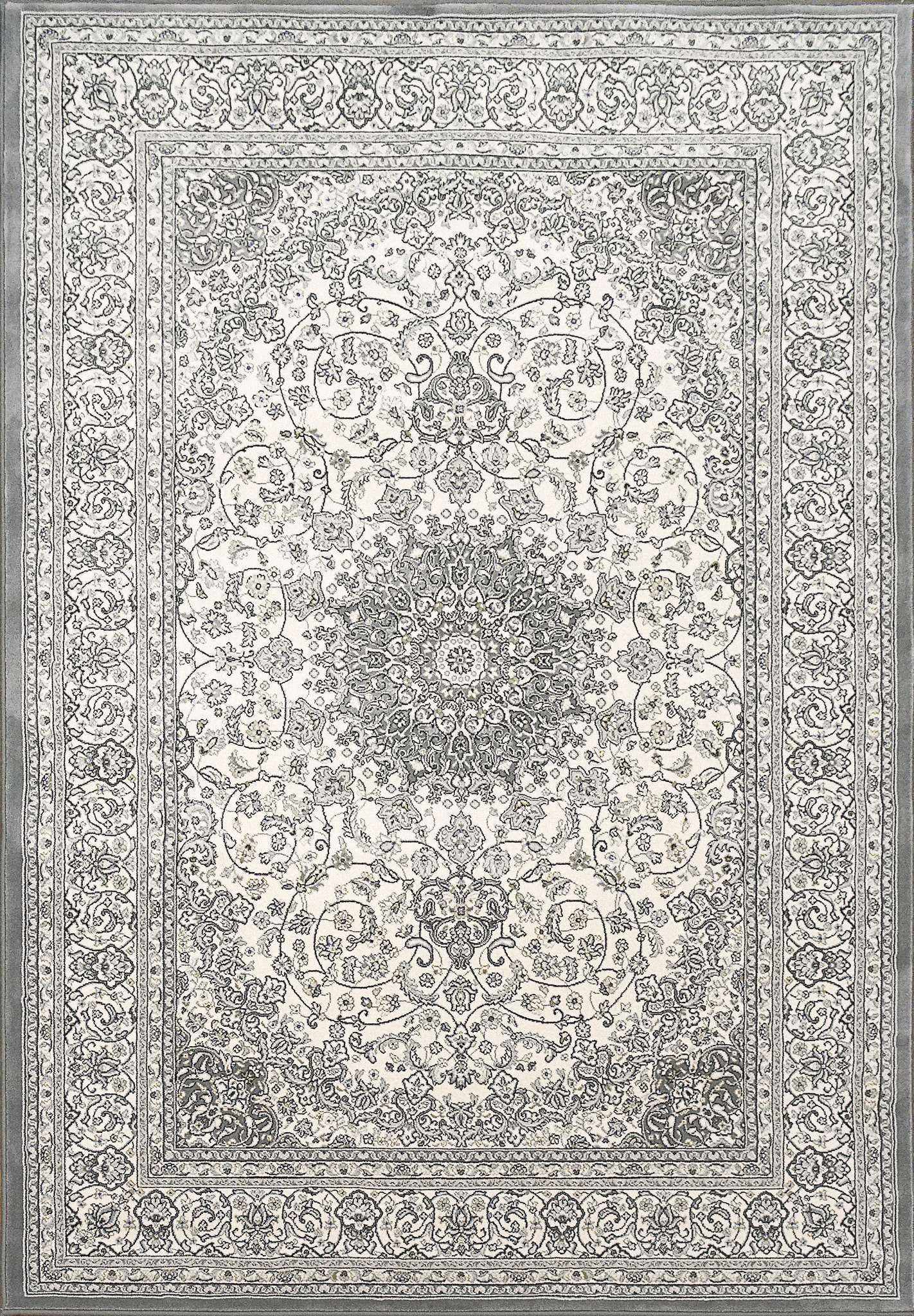 Dynamic Ancient Garden 57119 Cream-Grey Area Rug Collection