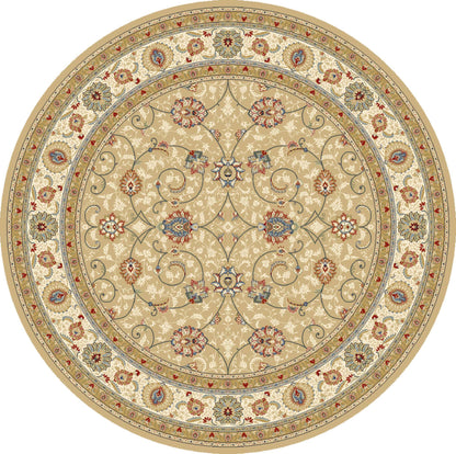 Dynamic Ancient Garden 57120 Lt Gold-Ivory Area Rug Collection