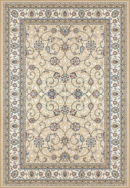 Dynamic Ancient Garden 57120 Lt Gold-Ivory Area Rug Collection