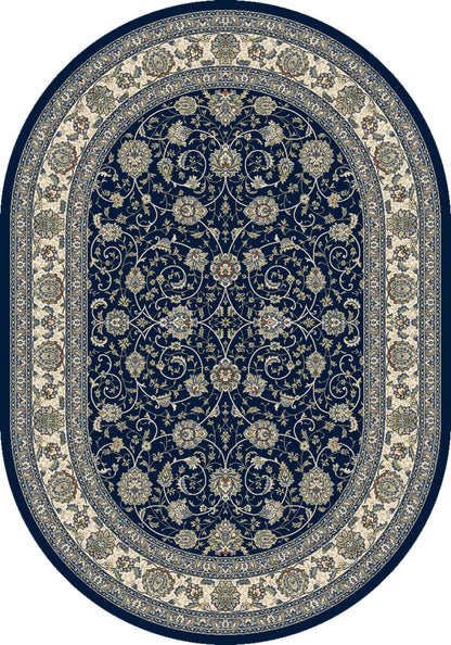 Dynamic Ancient Garden 57120 Navy Area Rug Collection