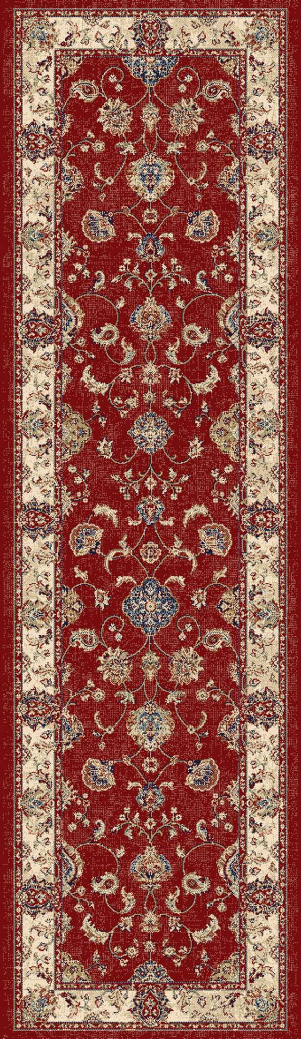Dynamic Ancient Garden 57158 Red-Ivory Area Rug Collection