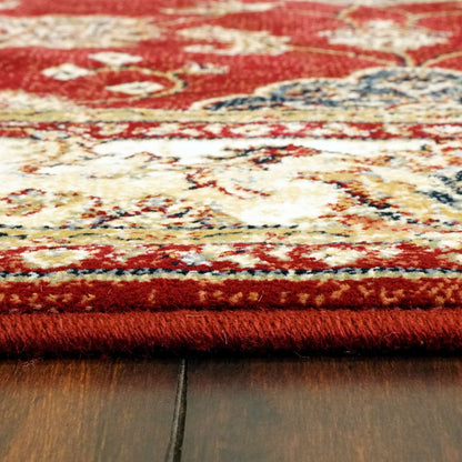 Dynamic Ancient Garden 57158 Red-Ivory Area Rug Collection