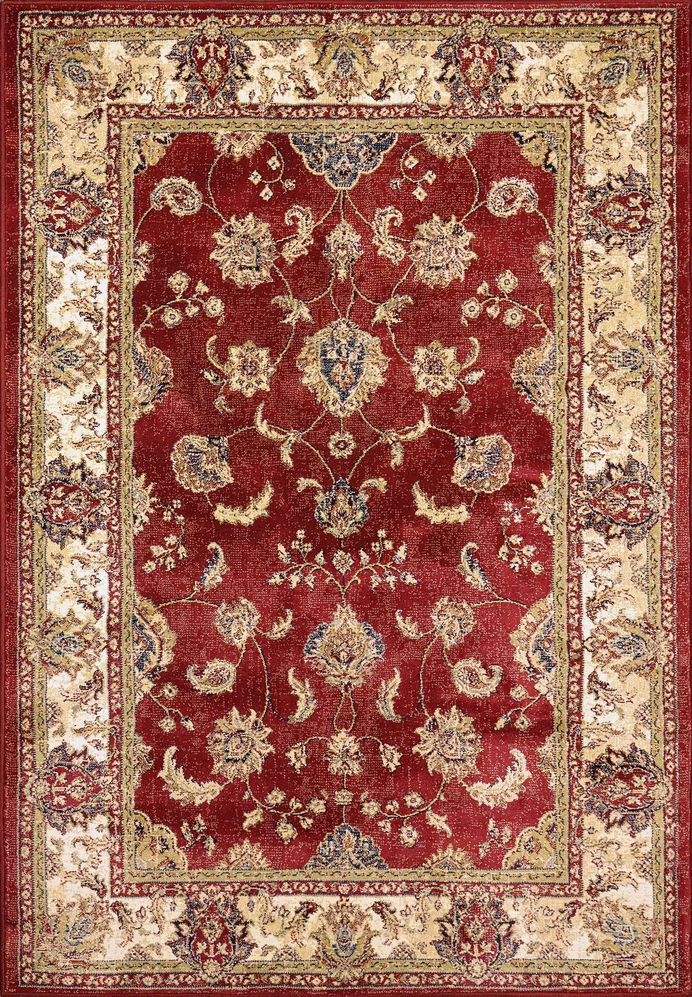 Dynamic Ancient Garden 57158 Red-Ivory Area Rug Collection