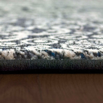 Dynamic Ancient Garden 57162 Steel Blue Area Rug Collection