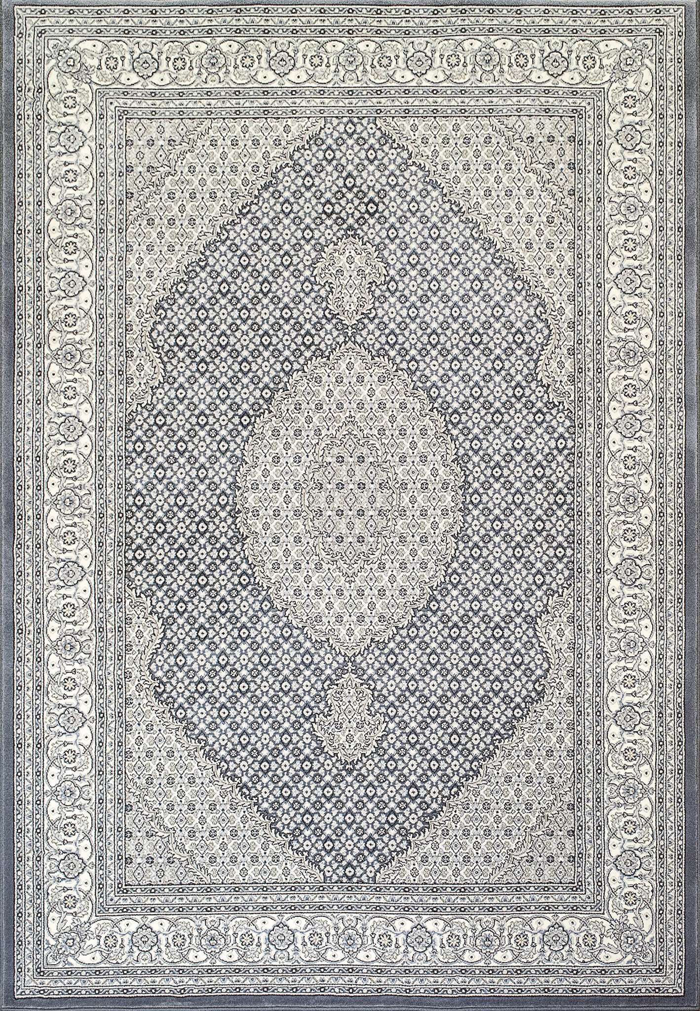 Dynamic Ancient Garden 57204 Grey-Cream Area Rug Collection