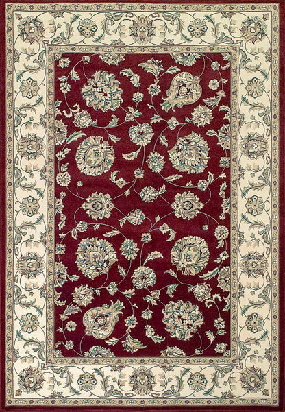 Dynamic Ancient Garden 57365 Red-Ivory Area Rug Collection