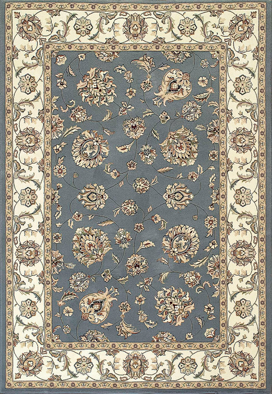 Dynamic Ancient Garden 57365 Light Blue-Ivory Area Rug Collection