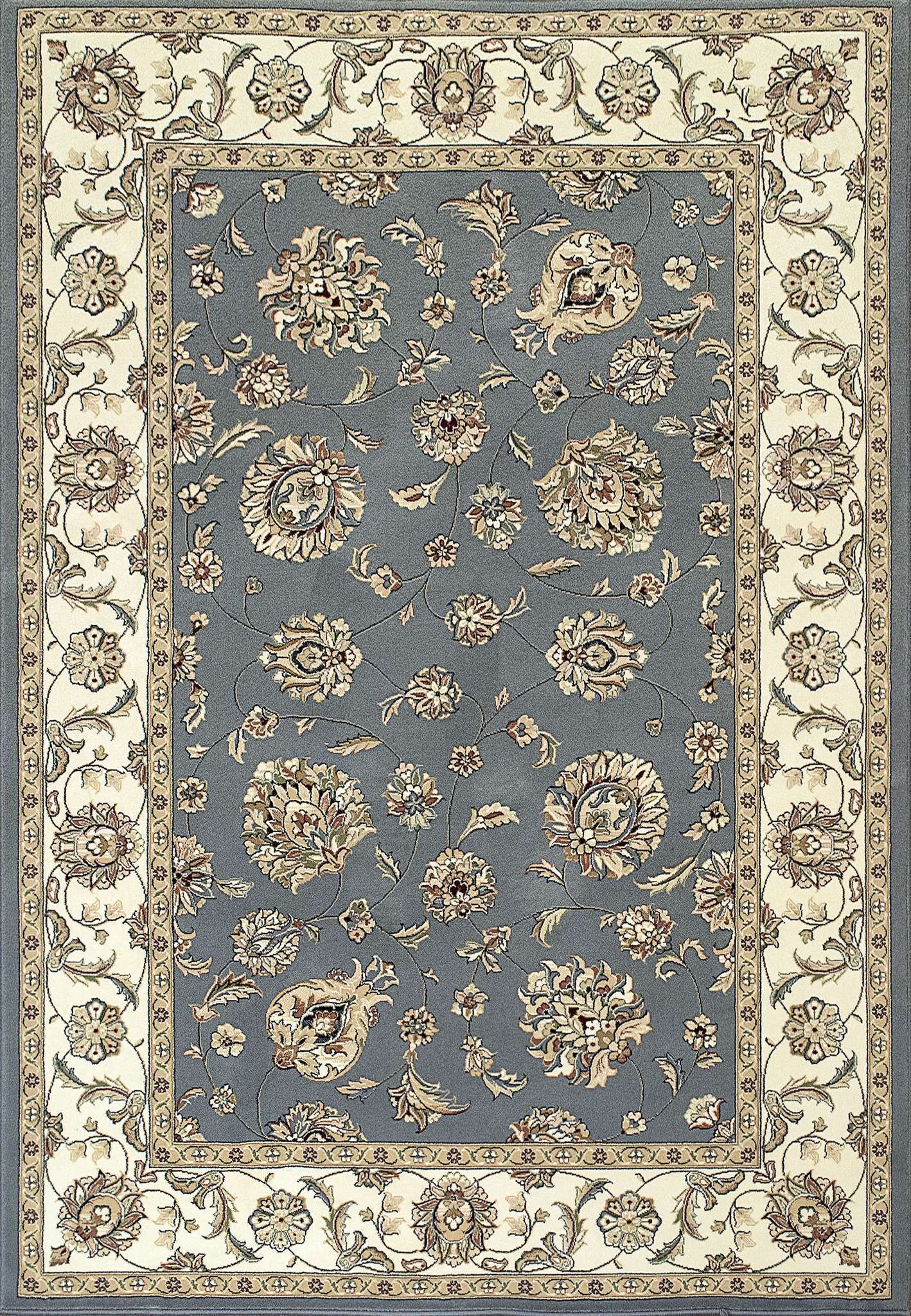 Dynamic Ancient Garden 57365 Lt.Blue-Ivory Area Rug Collection