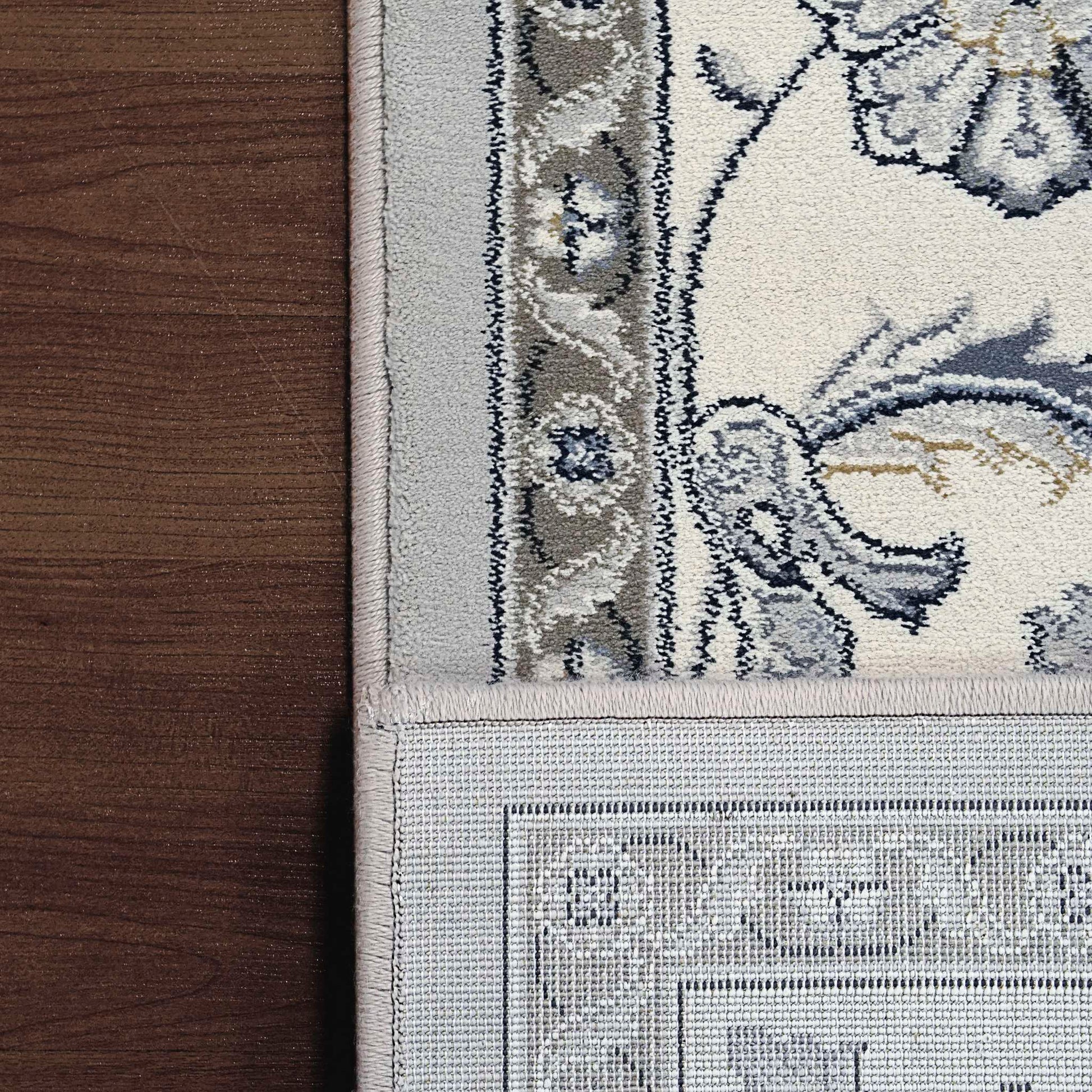 Dynamic Ancient Garden 57365 Soft Grey-Cream Area Rug Collection