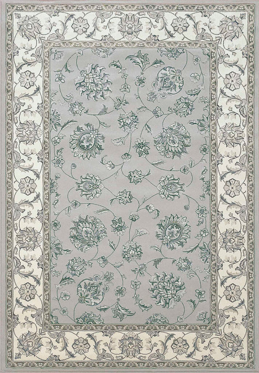 Dynamic Ancient Garden 57365 Soft Grey-Cream Area Rug Collection