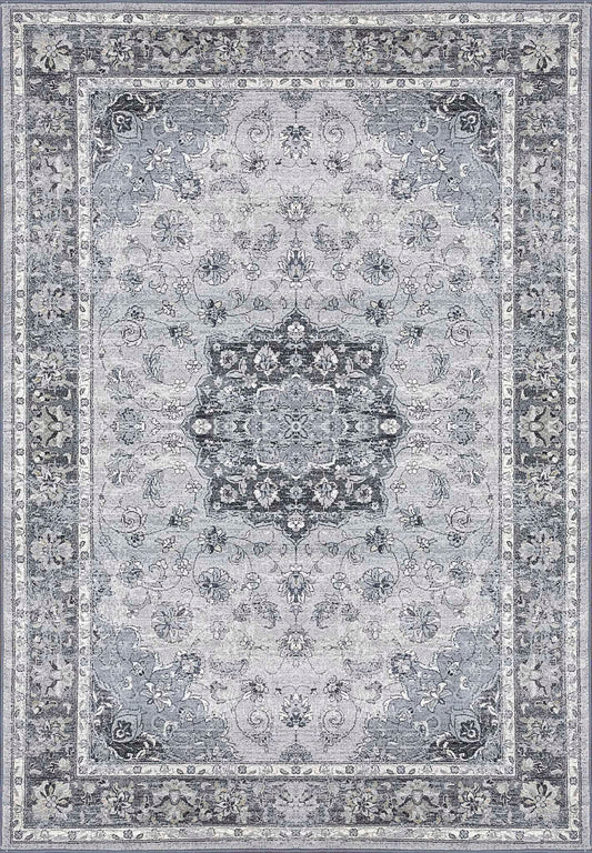Dynamic Ancient Garden 57559 Silver-Grey Area Rug Collection