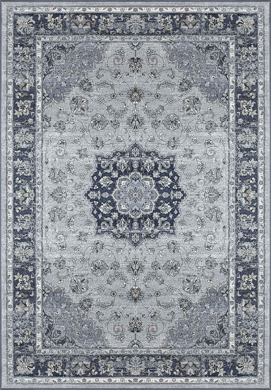 Dynamic Ancient Garden 57559 Silver-Blue Area Rug Collection