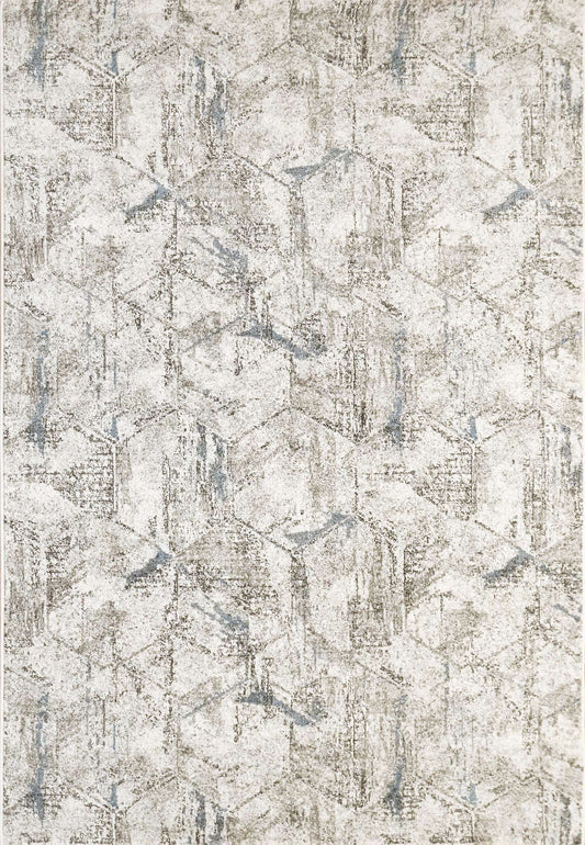 Dynamic Avenue 3405 Ivory-Grey-Blue Area Rug Collection