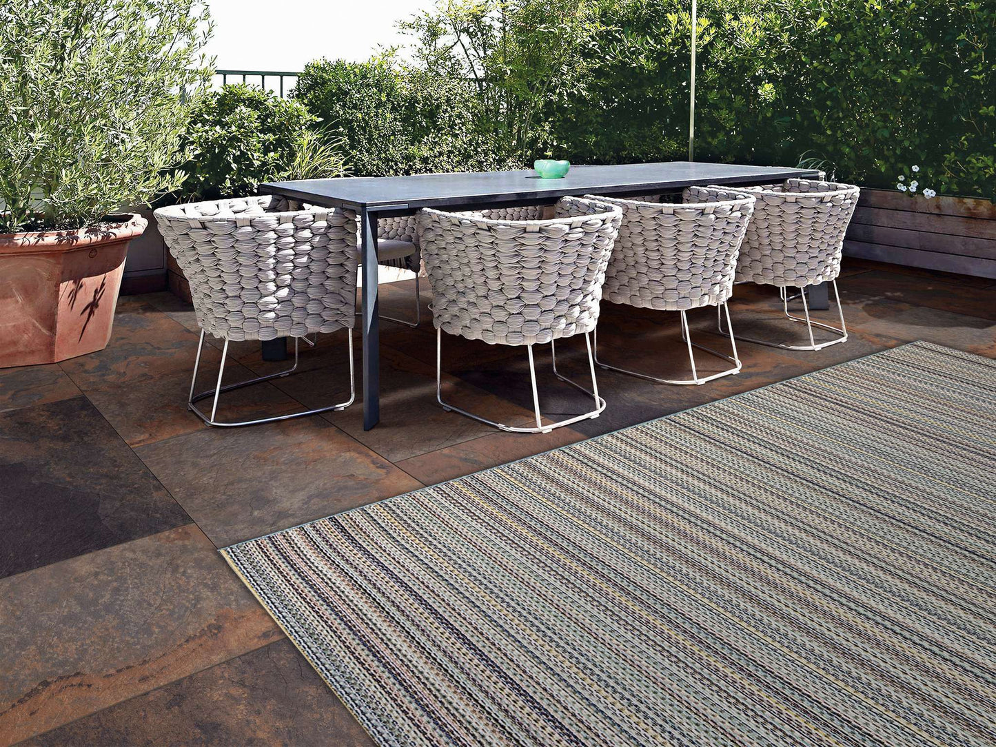 Dynamic Brighton 8160 Blue Area Rug Collection