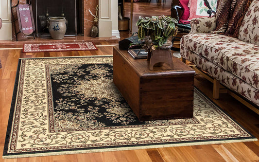 Dynamic Brilliant 7201 Black Area Rug Collection