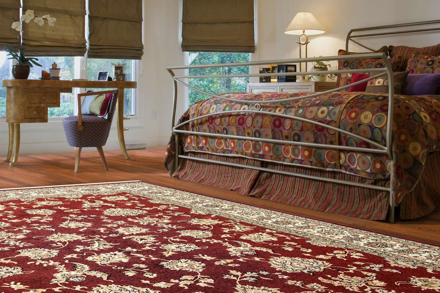 Dynamic Brilliant 7226 Red Area Rug Collection