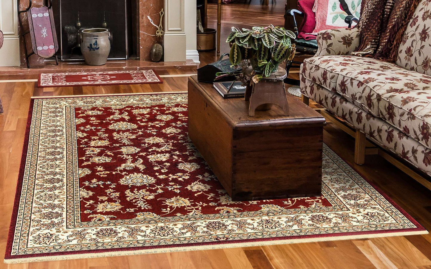 Dynamic Brilliant 7226 Red Area Rug Collection