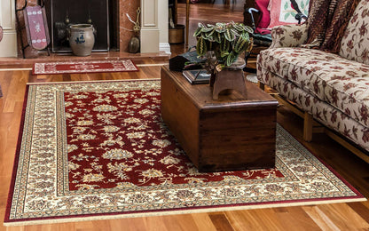 Dynamic Brilliant 7226 Red Area Rug Collection