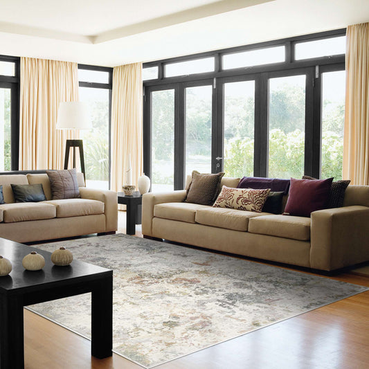 Dynamic Couture 52023 Grey-Blue Area Rug Collection