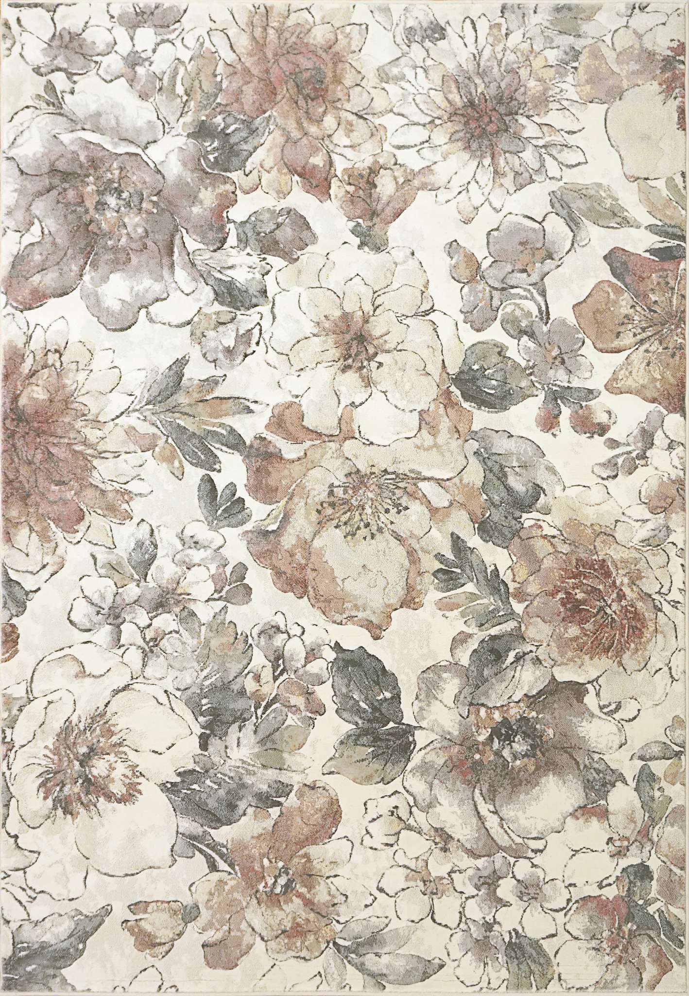 Dynamic Eclipse 63528 Cream-Multi Area Rug Collection