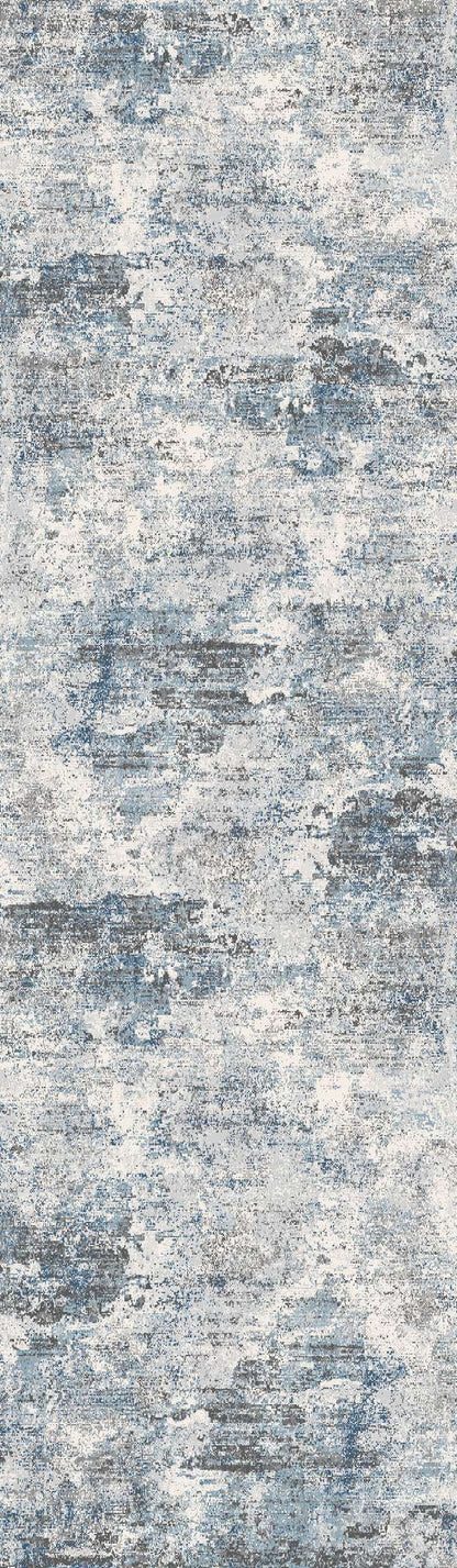 Dynamic Icon 9320 Grey-Blue Area Rug Collection