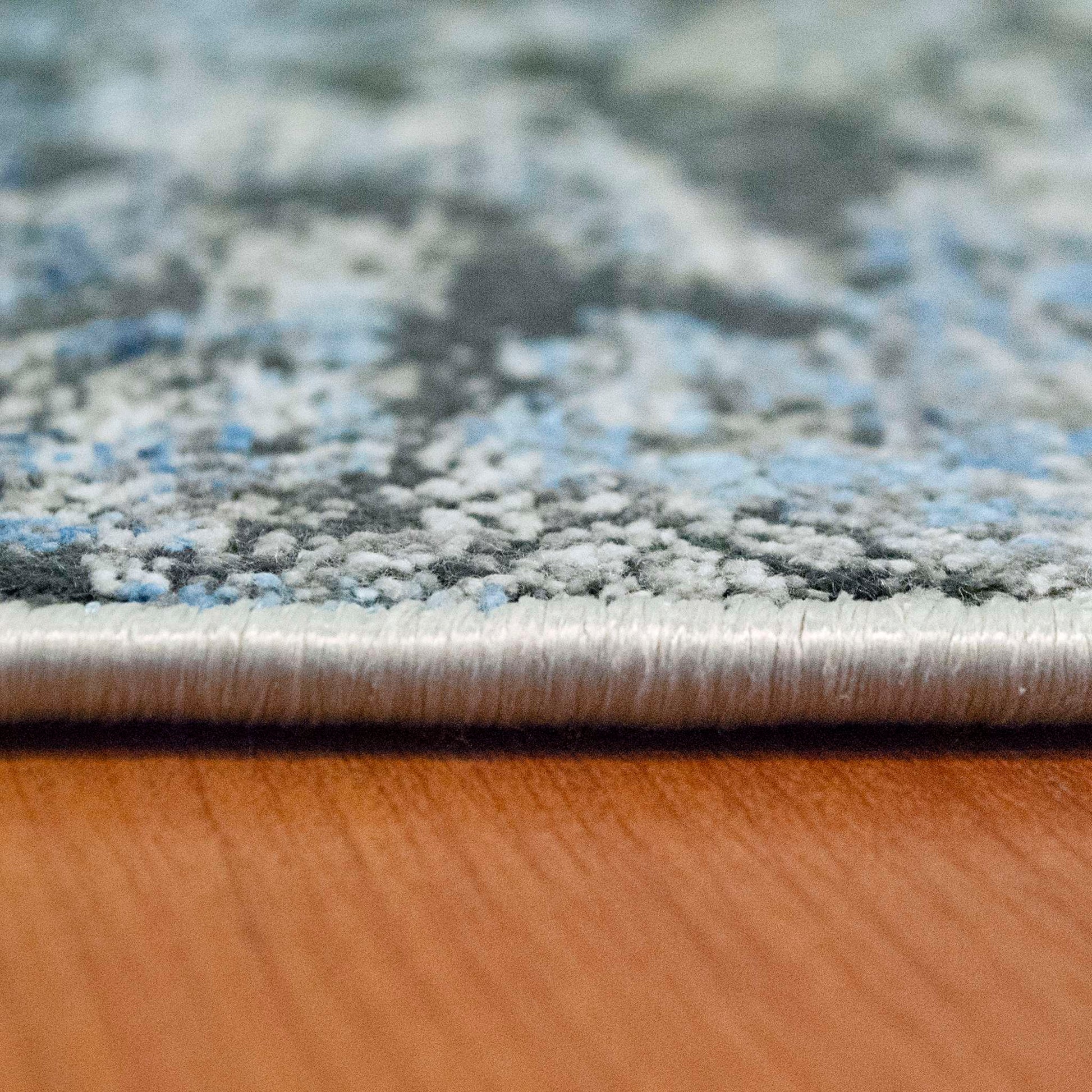 Dynamic Icon 9320 Grey-Blue Area Rug Collection