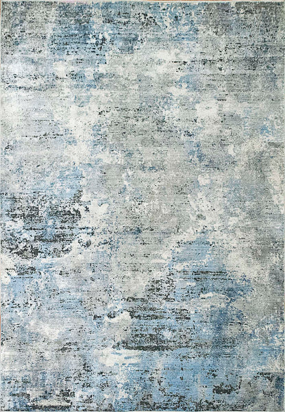 Dynamic Icon 9320 Grey-Blue Area Rug Collection