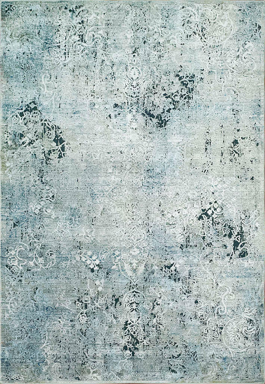 Dynamic Icon 9324 Grey-Blue Area Rug Collection