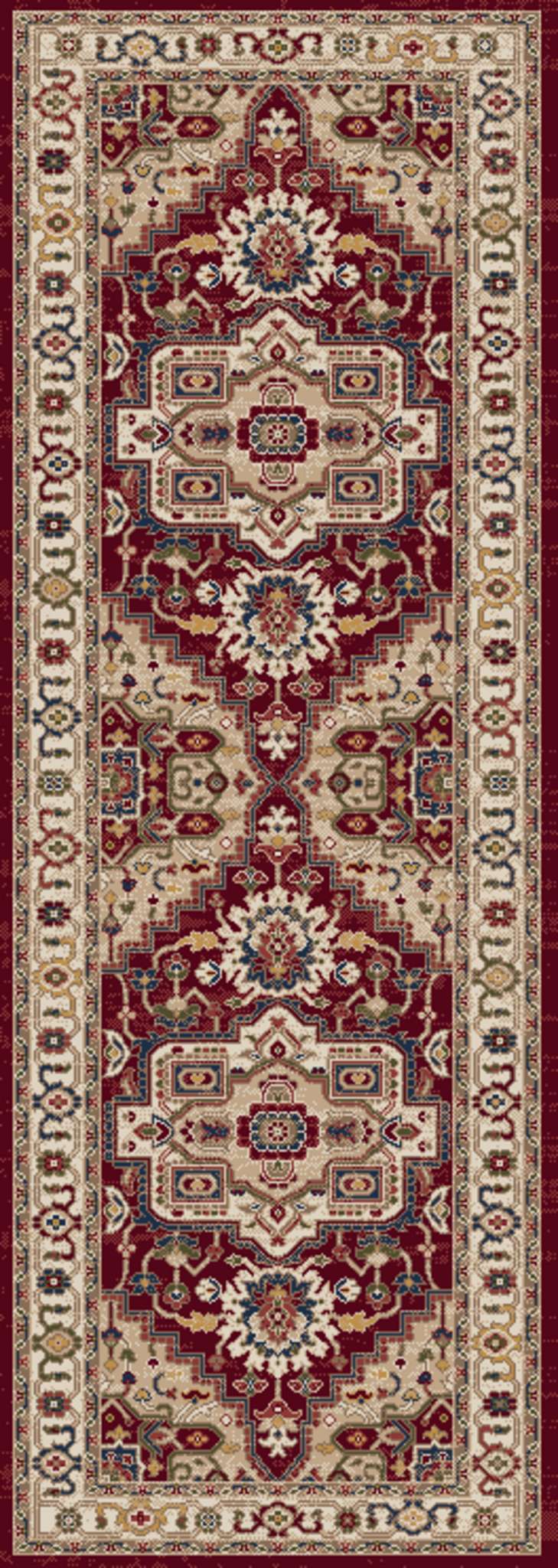 Dynamic Juno 6882 Ivory-Red Area Rug Collection