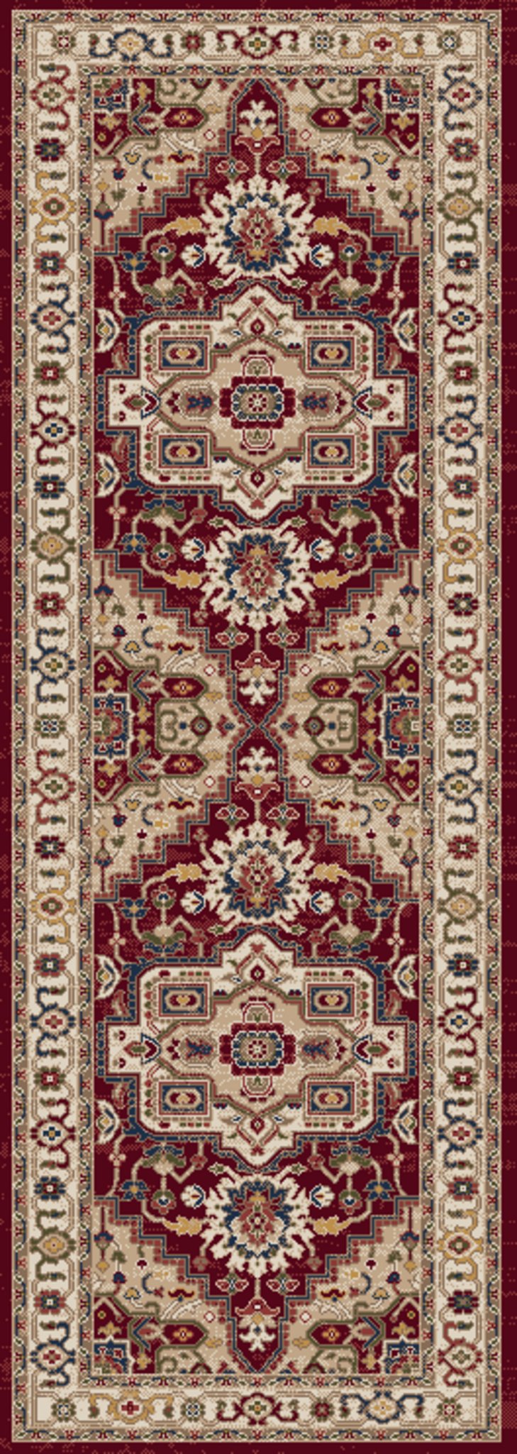Dynamic Juno 6882 Ivory-Red Area Rug Collection