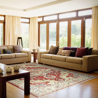 Dynamic Juno 6882 Ivory-Red Area Rug Collection