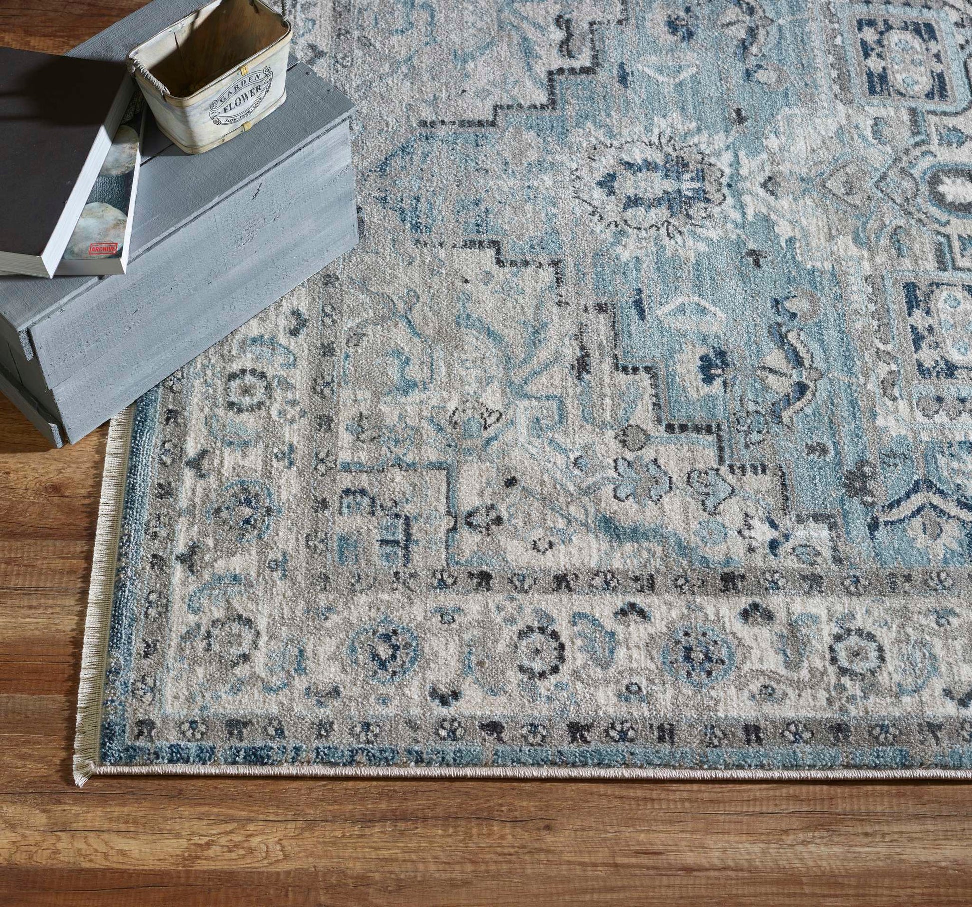 Dynamic Juno 6882 Light Blue-Cream Area Rug Collection