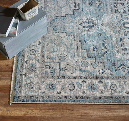 Dynamic Juno 6882 Light Blue-Cream Area Rug Collection