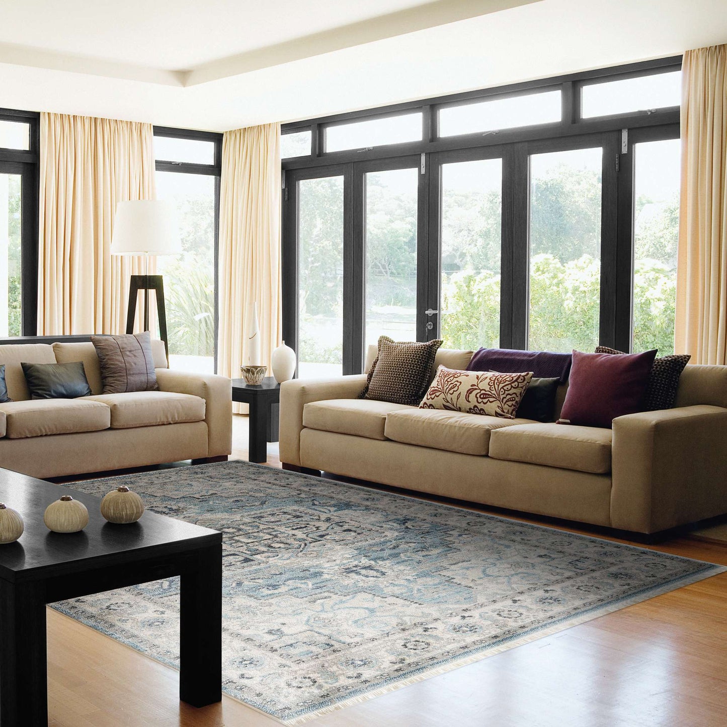 Dynamic Juno 6882 Light Blue-Cream Area Rug Collection