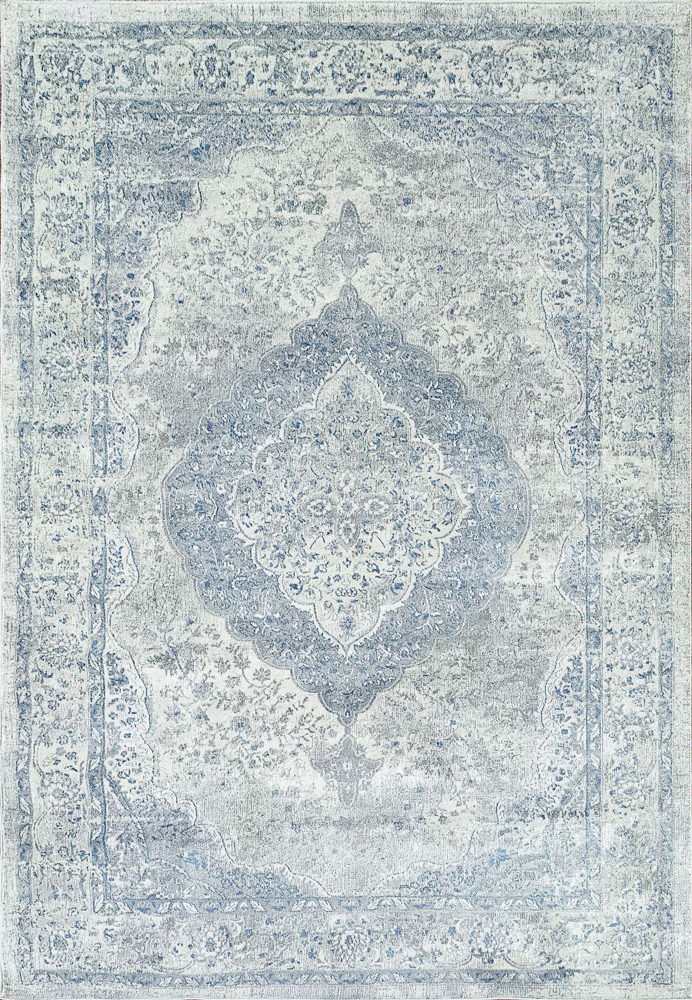 Dynamic Leda 9866 Ivory-Blue Area Rug Collection