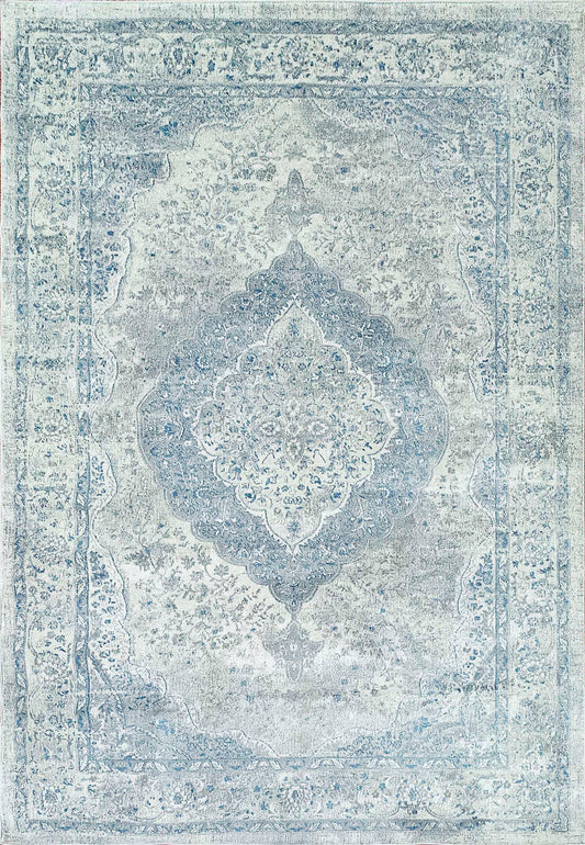 Dynamic Leda 9866 Ivory-Blue Area Rug Collection
