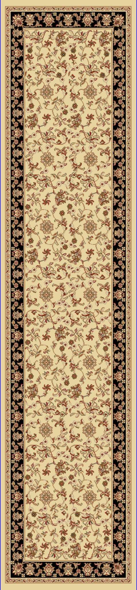 Dynamic Legacy 58017 Ivory-Black Area Rug Collection