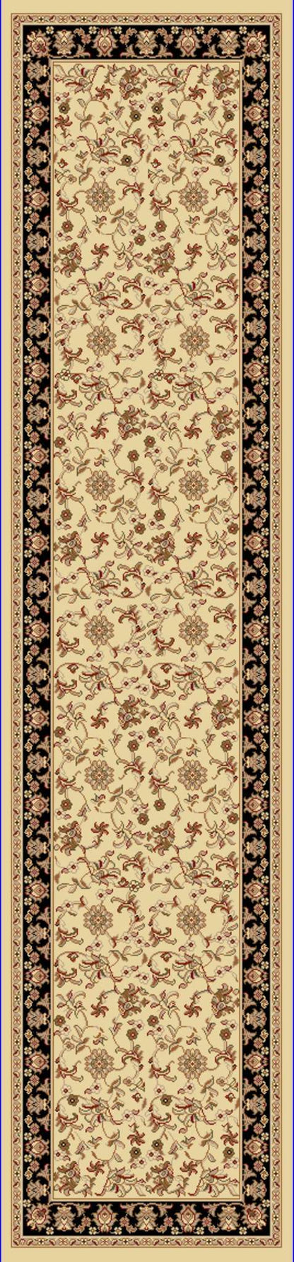 Dynamic Legacy 58017 Ivory-Black Area Rug Collection