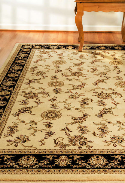 Dynamic Legacy 58017 Ivory-Black Area Rug Collection