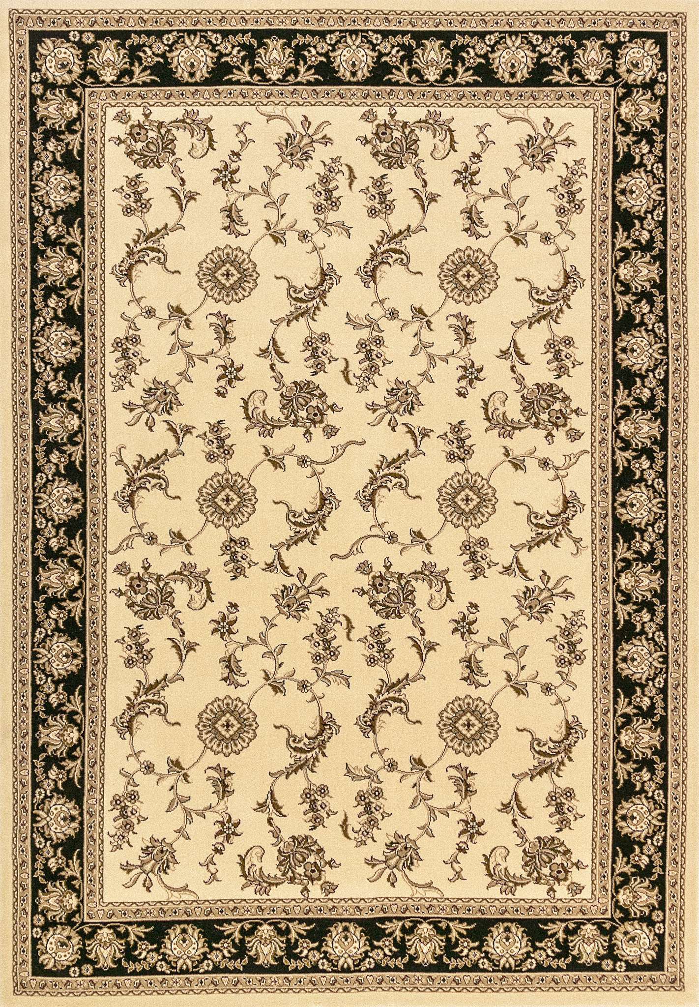 Dynamic Legacy 58017 Ivory-Black Area Rug Collection