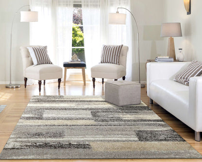 Dynamic Mehari 23258 Grey-Charcoal Area Rug Collection