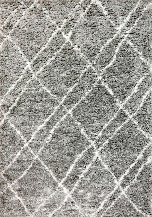 Dynamic Nordic 7431 Silver-White Area Rug Collection