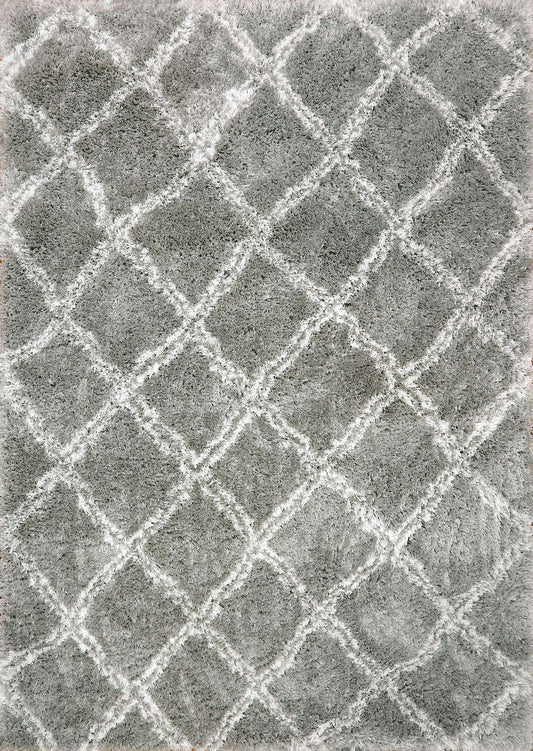 Dynamic Nordic 7432 Silver-White Area Rug Collection