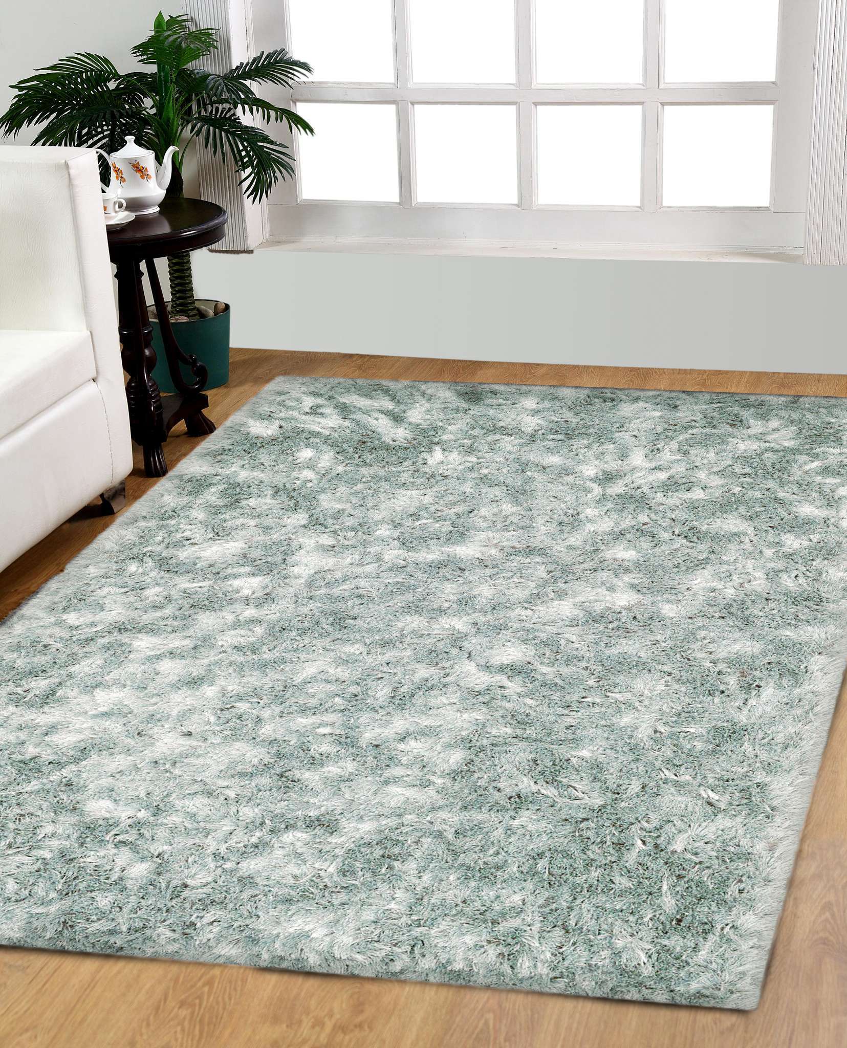 Dynamic Paradise 2400 Teal Area Rug Collection