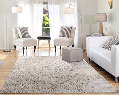 Dynamic Quartz 26190 Ivory Area Rug Collection