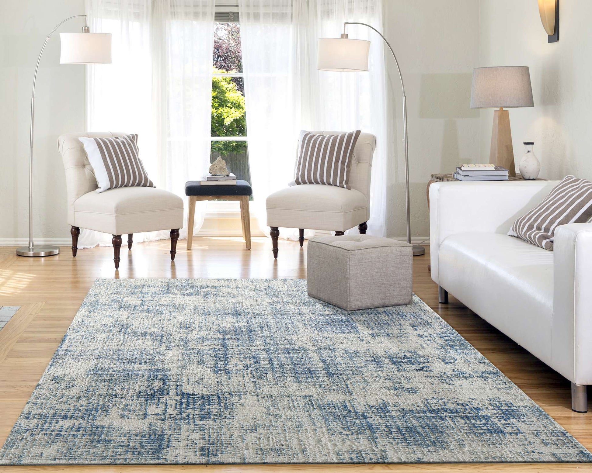 Dynamic Quartz 27035 Blue Area Rug Collection