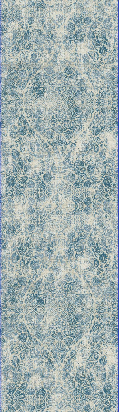 Dynamic Quartz 27040 Ivory-Blue Area Rug Collection