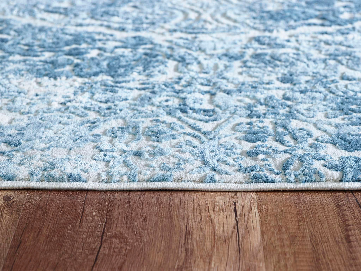 Dynamic Quartz 27040 Ivory-Blue Area Rug Collection