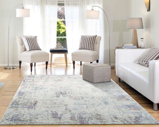 Dynamic Quartz 27051 Ivory-Multi Area Rug Collection