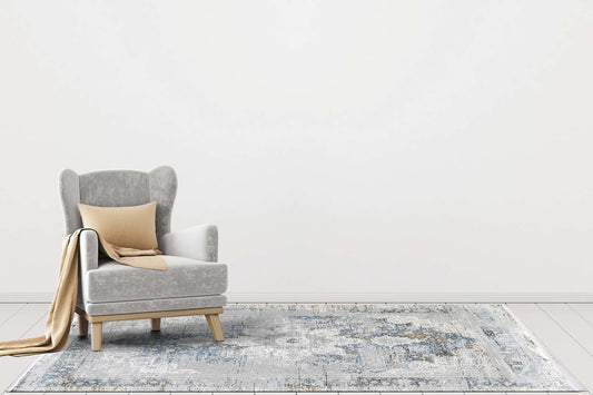 Dynamic Ruby 2161 Grey-Blue Area Rug Collection